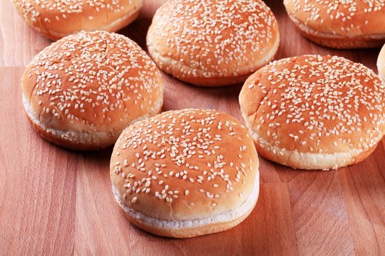 Sesame seed buns