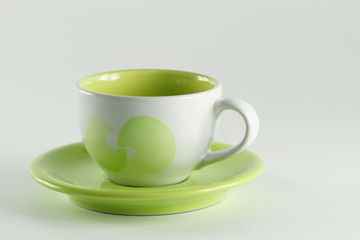 Tea cup with handle.