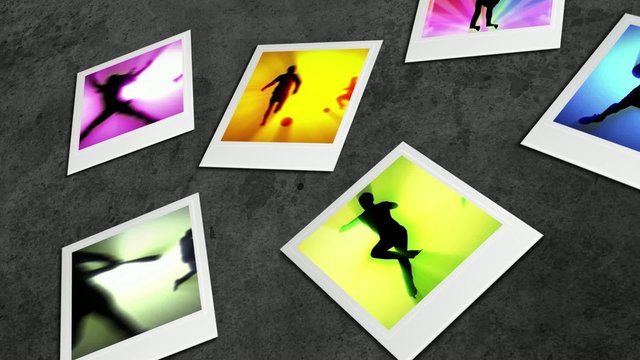 Sport motion in photo frame