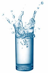glass of water splash