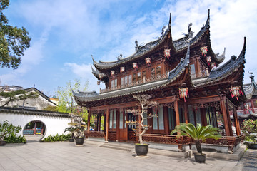 Naklejka premium Ogród Yu Yuan w Szanghaju - Chiny
