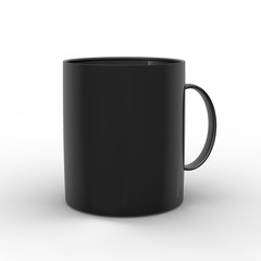 schwarze tasse