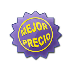 Estrella brillante con texto 