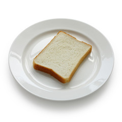 A slice of white bread