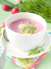 Cold vegetbale soup