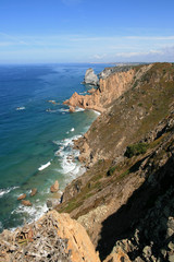 Fototapeta premium view on ocean in Portugal