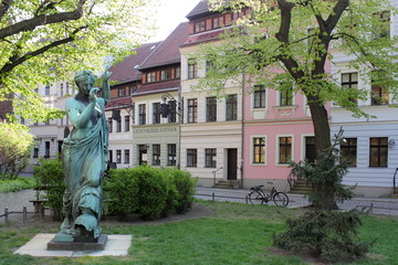 Naklejka premium Berlin, Nikolaiviertel