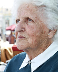 old lady portrait