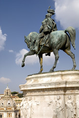Obraz premium Monumento a Re Vittorio Emanuele II,Roma