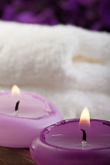 Obraz na płótnie Canvas purple spa concept (1)