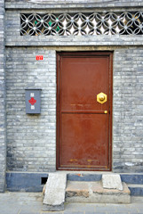 Beijing old town, the typical  houses  ( Hutong).