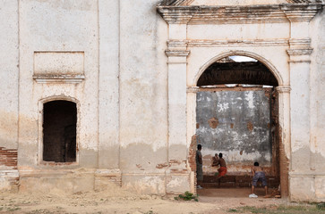 Sport in der Ruine