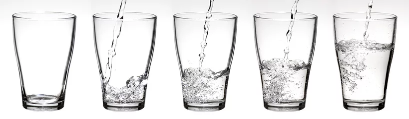 Fototapeten Wasserglas © Mardre