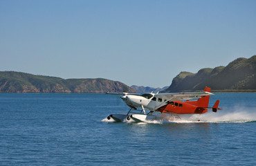 Float Plane taking off