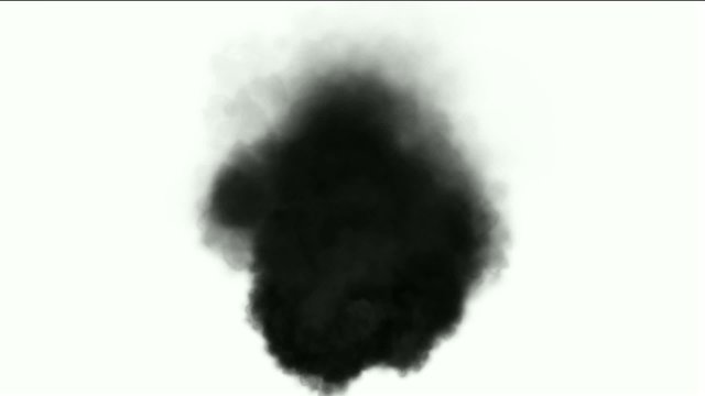Black smoke or ink,seamless loop,def