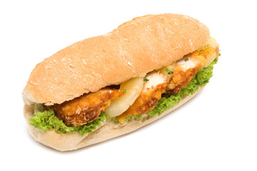 Baguette mit Huhn