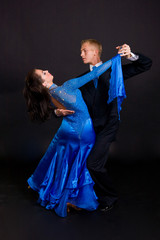 Ballroom Dancers Blue 10
