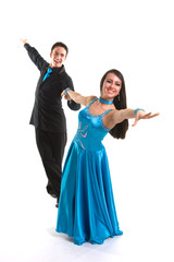 Ballroom Dancers L Blue 02