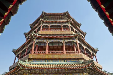 Foto op Canvas Palais d'été à Pékin - Summer palace in Beijing, China © Delphotostock