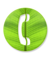 téléphone vert blanc ombre