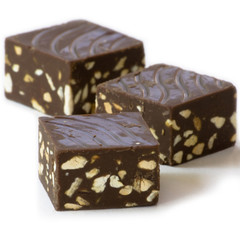 3 pieces of chocolate