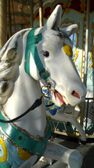 Fototapeta na wymiar Drewniany koń