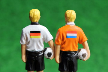 Deutschland vs Niederlande - obrazy, fototapety, plakaty