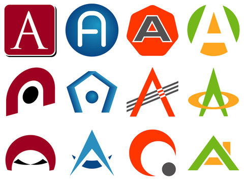 Letter A Logo Icons