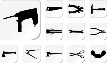 Set icons. Tools.