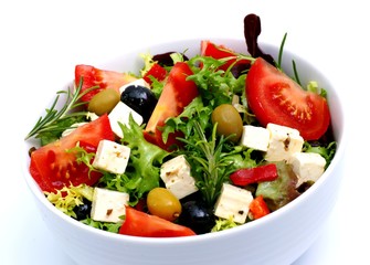 Salat - Feta und Olive
