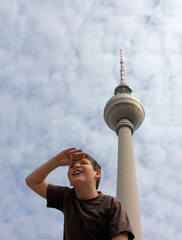 Fototapeta premium Auf Suche in Berlin