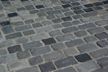 Fototapeta premium grey cobble stones