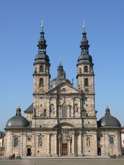 Fototapeta na wymiar St Dom. Salvator zu Fulda