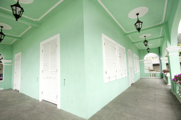 Taipa houses museum is a famous landmark in macau