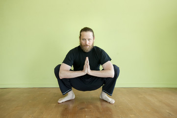 Fototapeta premium Serious Yogi