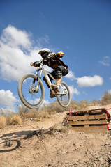 Fototapeta premium Cyclocross rider