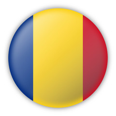 Round Pin Flag of Romania