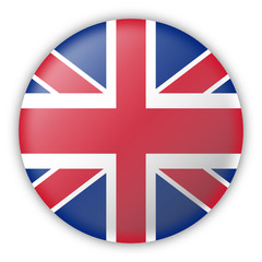 Round Pin Flag of United Kingdom