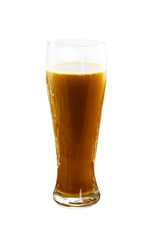 Glass with beer
