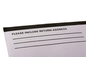 Return address