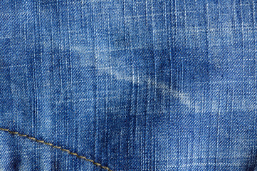 Highly detailed jeans texture