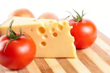 tomatoes and cheese