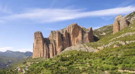 Fototapeta na wymiar Riglos landscape