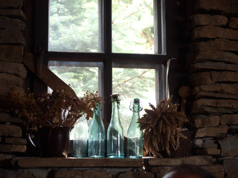 Interior Of The Old Rural Cottage