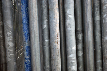 Hintergrund Stahlpfeiler