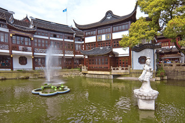 Fototapeta premium Yu Yuan garden in Shanghai - China