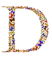 Butterfly letter