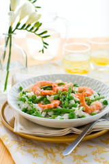 asparagus shrimp risotto