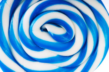 Colourful lollipop isolated on the white background