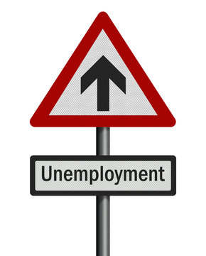 Political issue: unemployment increase concept. Photo realistic